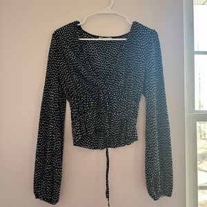 ZARA long sleeve blouse, size S